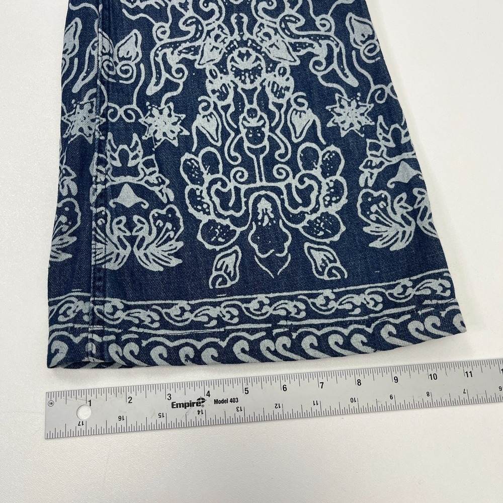 We The Free Free People Journey Flare Pants 27 Bandana Print Boho Festival - Picture 11 of 16